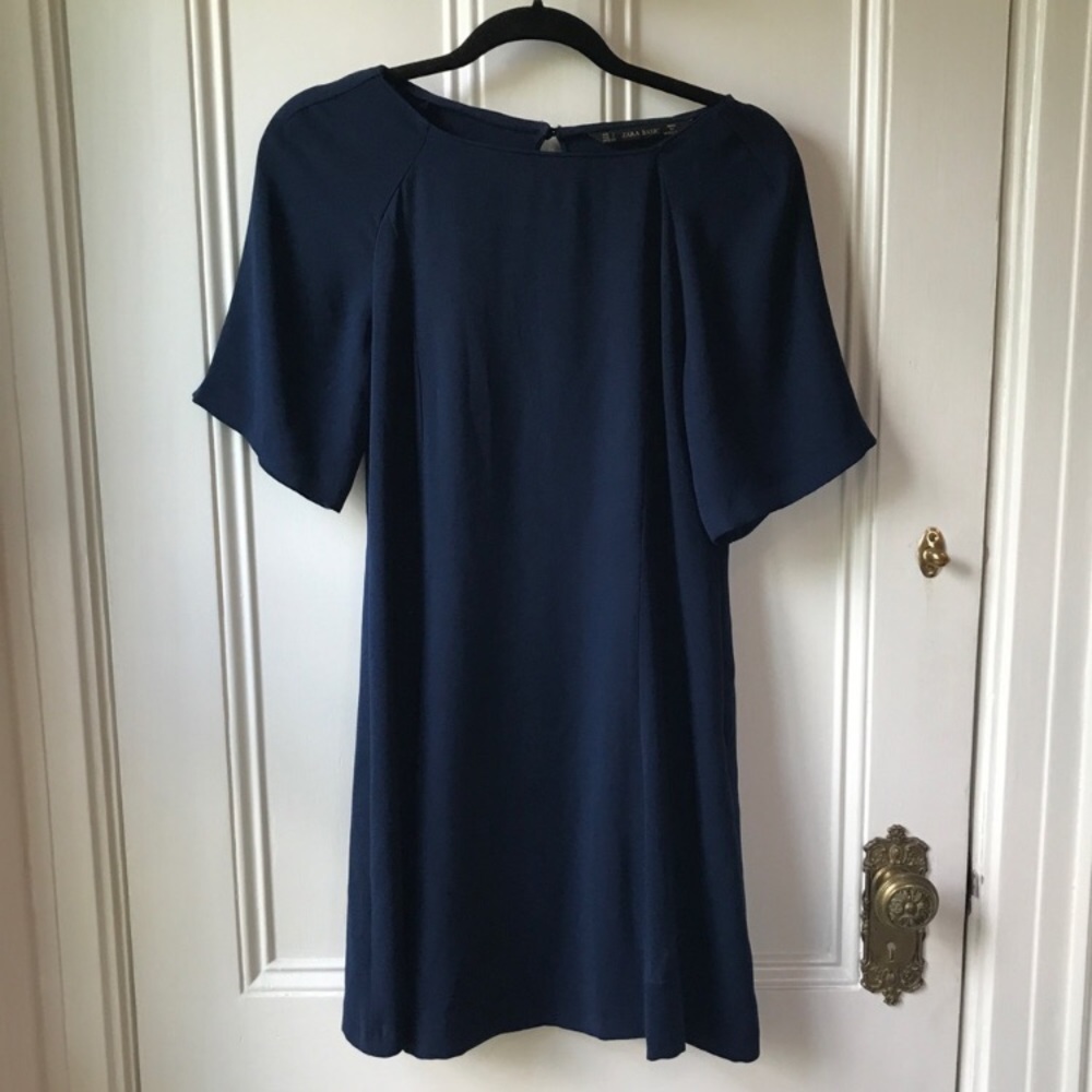Zara navy dress size S